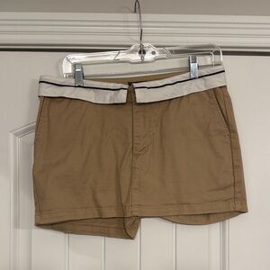 Wild Fable Tan Skort with White and Black Trim, Size 8